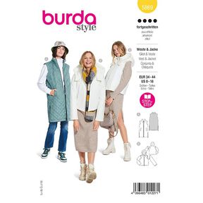 Väst / Jacka | Burda 5869 | 34-44, 