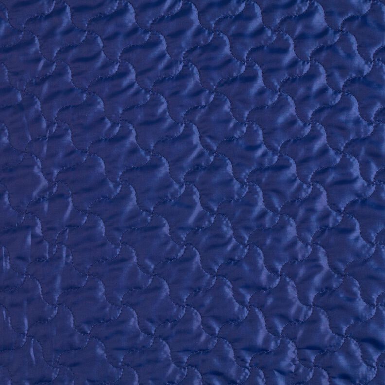 Quiltat tyg abstrakta romber – marinblått,  image number 1