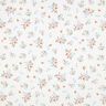 GOTS Muslin/Dubbel-krinkelväv Söta blommor  | Poppy Fabrics – elfenbensvit/brandgul,  thumbnail number 1