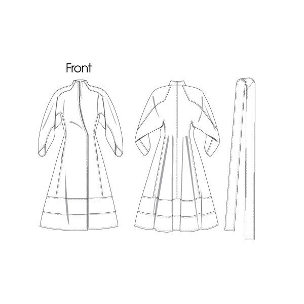 Kimonoklänning by Ralph Rucci, Vogue 1239 | 32 - 38,  image number 7