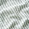 Muslin/Dubbel-krinkelväv Dubbelsidigt Ränder – vass/vit,  thumbnail number 2
