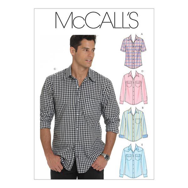 Herrskjorta, McCalls 6044 | 34 - 44 | 46 - 56, image number 1