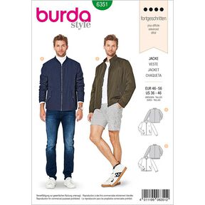 Herrjacka, Burda 6351 | 46 - 56, 