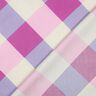 Bomullssatin Large Gingham | Nerida Hansen – pastellviolett/yllevit,  thumbnail number 4