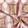 Dekorationstyg Canvas Broderi-look stor – pastellviolett/ljusbeige,  thumbnail number 3
