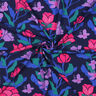 LENZING™ ECOVERO™ viskostyg  Amira Floral | Nerida Hansen – nattblå/intensiv rosa,  thumbnail number 3
