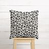 Dekorationstyg Jacquard leopardmönster – elfenbensvit/svart,  thumbnail number 7