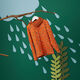 Bomullsjersey Drakflygning Digitaltryck | PETIT CITRON – brandgul,  thumbnail number 8