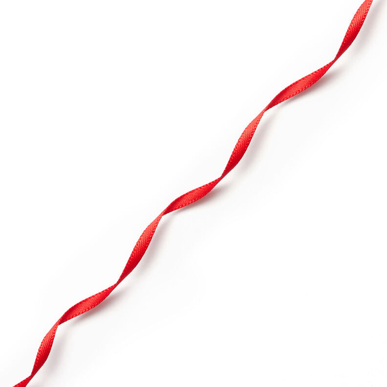 Satinband [3 mm] – rött,  image number 2
