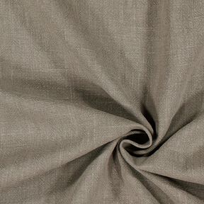 Linnetyg ramie mix stonewashed, kraftig kvalitet – mörk gråbrun, 