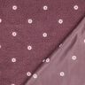 Teddyplysch broderade småblommor | Poppy Fabrics – mörk gammelrosa,  thumbnail number 4