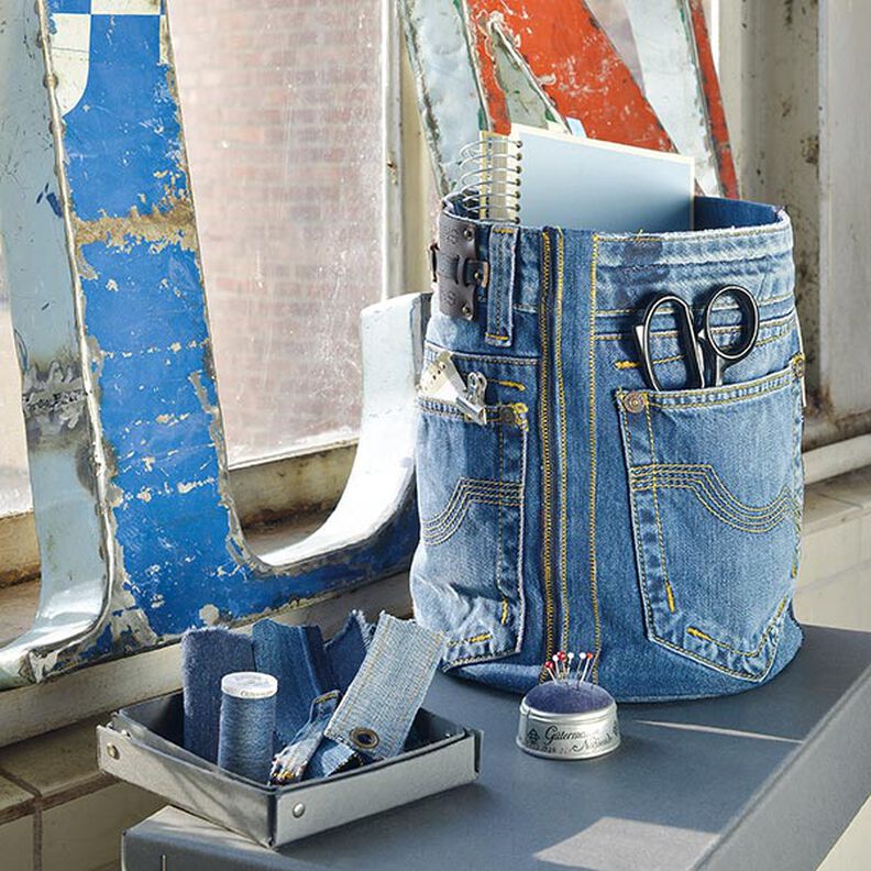 Sytrådsset Denim med 5 jeansnålar [ 100m | 8 styck ] | Gütermann creativ – färgmix,  image number 14