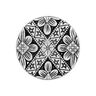 Metallknapp Folkdräkt 1 – silver metallic,  thumbnail number 1