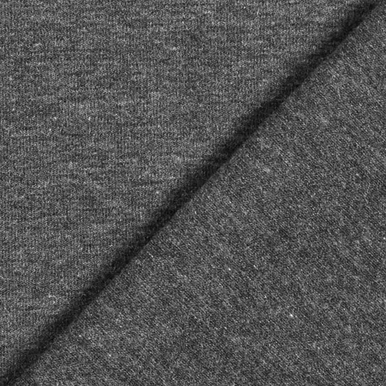 Bomullsjersey Medium Melange – antracit, image number 3