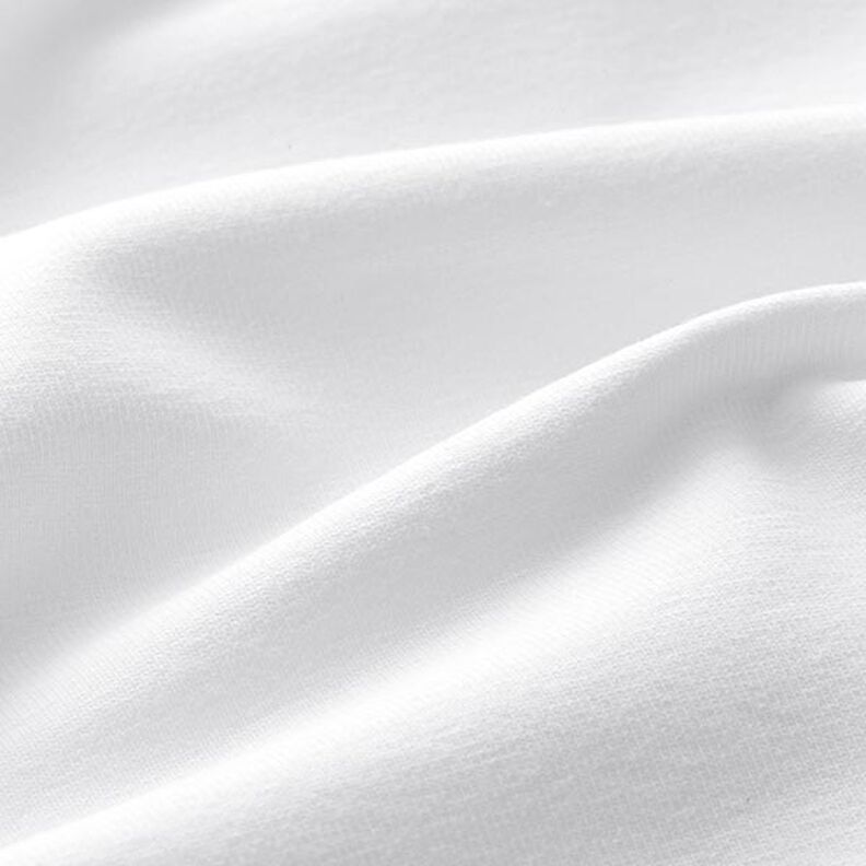 Bomullsjersey medium enfärgad – vit,  image number 4