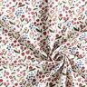 Bomullsjersey Blomsteräng med äpplen – yllevit,  thumbnail number 3