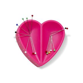 Magnetisk nåldyna hjärta [ Mått:  80  x 80  x 26 mm  ] | Prym Love – pink, 