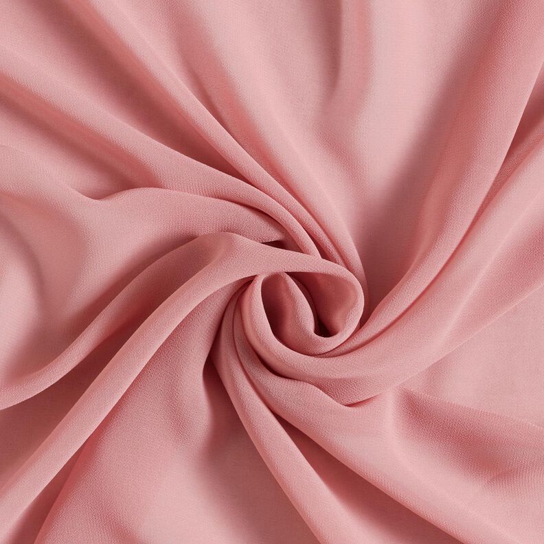 Chiffong – gammalt rosa,  image number 1
