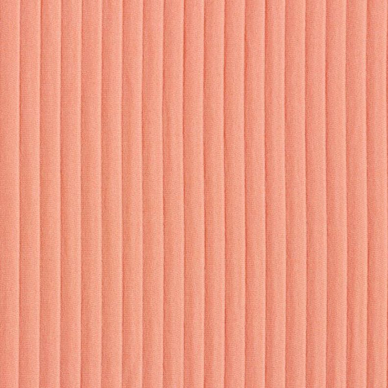 Stretchjacquard 3D-ränder | Fibre Mood – lax, image number 1