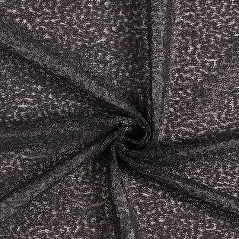 paljettyg snirkliga linjer – svart,  image number 3