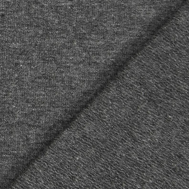 L&auml;tt french terry melange &ndash; antracit,  image number 3