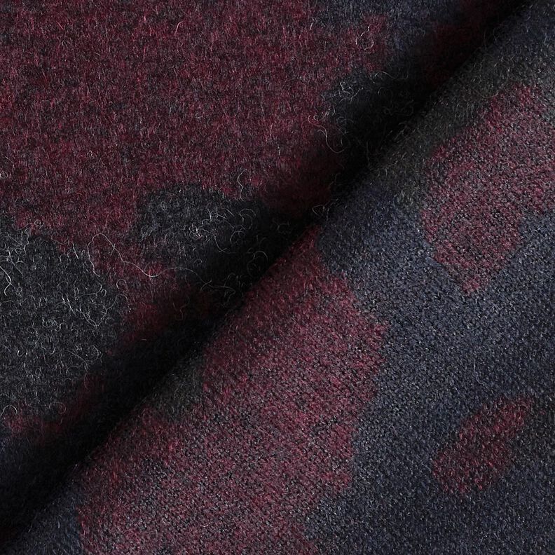 Rocktyg Woll-Mix Kamouflage – svart/merlot,  image number 4