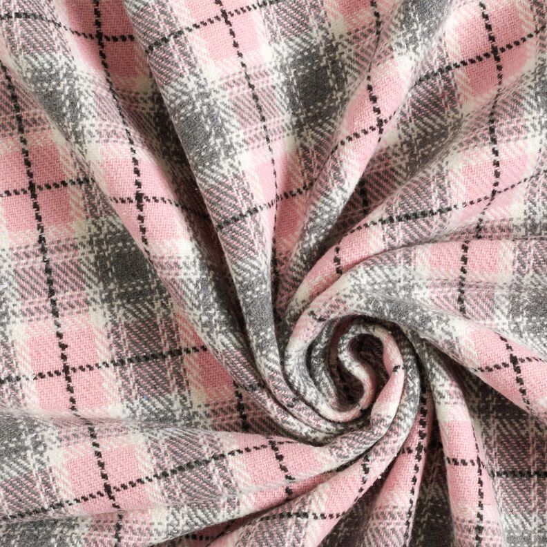Rocktyg rutigt – rosa/ljusgrått,  image number 3