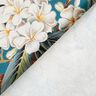 Dekorationstyg Canvas blommande träd – havsblå,  thumbnail number 4