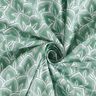 Bomullstyg Kretong Abstrakta blad – salvia/elfenbensvit,  thumbnail number 3