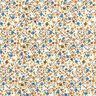 Bomullstyg Kretong spridda blommor – ljusbeige/ljusbrun,  thumbnail number 1