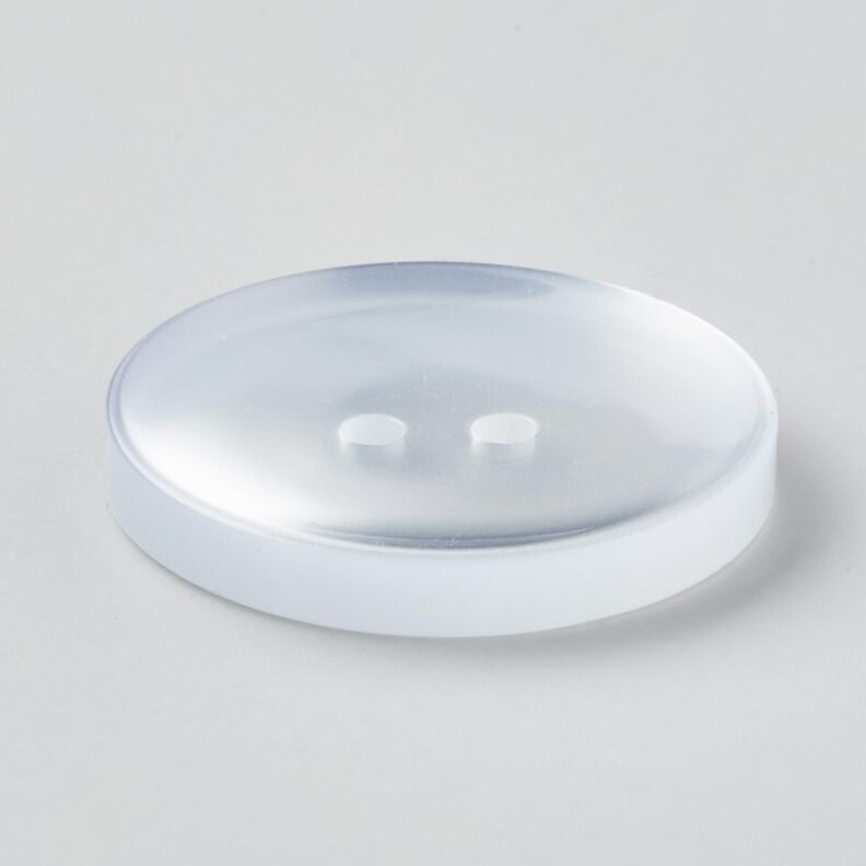 2-hålsknapp blank [Ø 25 mm] – vit,  image number 2