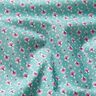 Bomullstyg Poplin små ornament – ​​mint/pastelllila – mint/pastellviolett,  thumbnail number 2