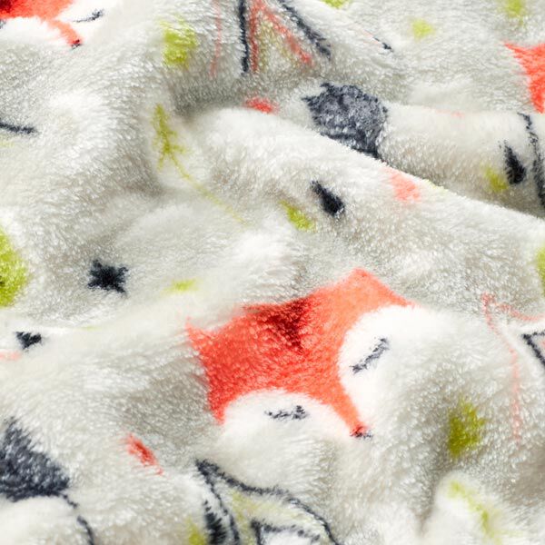 Wellnessfleece Dubbelsidigt Räv – ljusgrått/kaminrött, image number 2