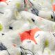 Wellnessfleece Dubbelsidigt Räv – ljusgrått/kaminrött,  thumbnail number 2