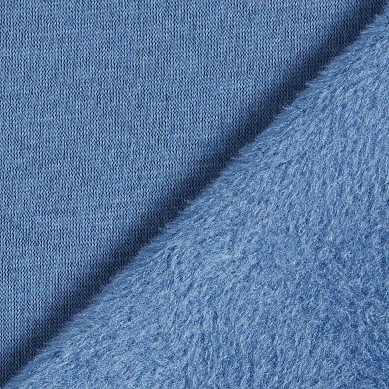 Alpfleece Mjuk sweat Enfärgat – jeansblå,  image number 5