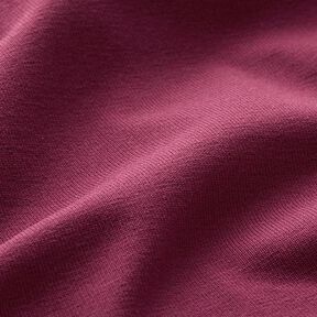 Bomullsjersey medium enfärgad – bordeauxröd, 