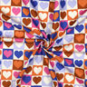 Bomullspoplin diamanthjärtan | Poppy Fabrics – elfenbensvit/kungsblå,  thumbnail number 3