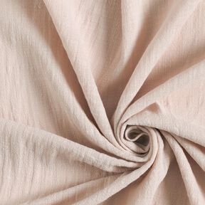Bomullstyg med linnelook – beige, 