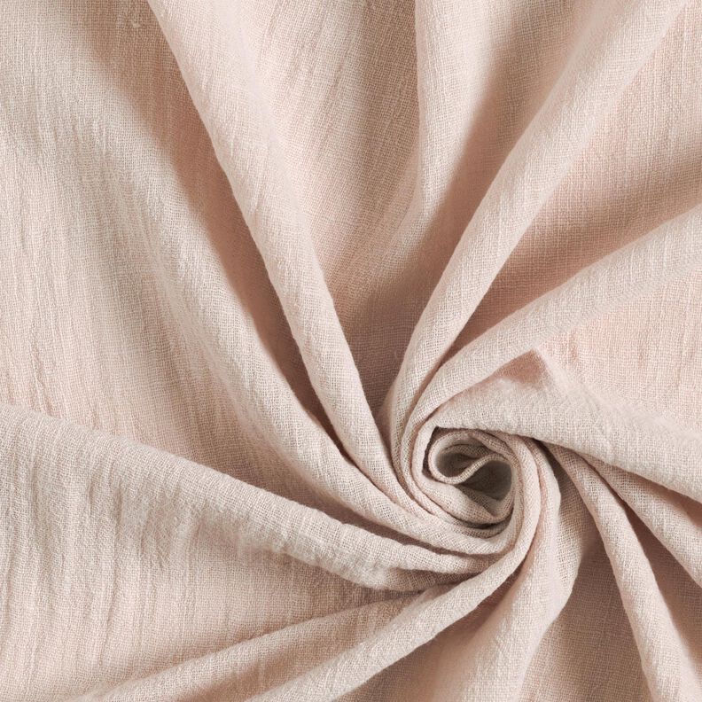 Bomullstyg med linnelook – beige,  image number 1