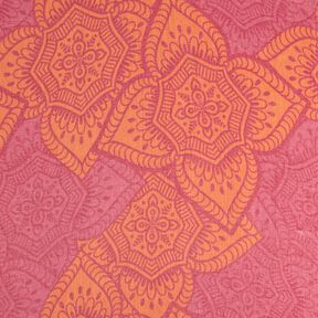 Strandkläder hamam-handduk jacquard-ornament – rött/persikofärgad, 