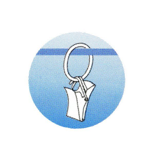Ringar med clips, 10 stycken – silver metallic | Prym,  image number 3