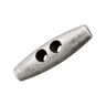Pinnformad knapp, polyester metalliserad – gammalt silver,  thumbnail number 1