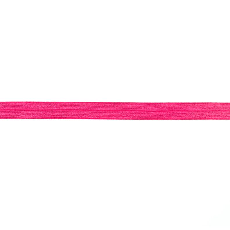 Elastistiskt infattningsband  blank [15 mm] – intensiv rosa,  image number 1