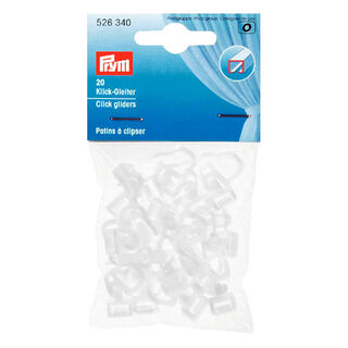 Klick-glidstycken, 20 stycken – vit | Prym, 