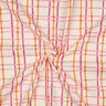 Bomullspoplin Vågiga rutor | Poppy Fabrics – kräm/rosa,  thumbnail number 3
