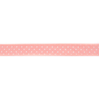 Vävt band Chambray prickar – lax, 