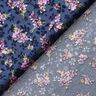 Stretch Satin Jacquard Blombuketter – marinblå,  thumbnail number 4