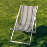 Outdoor Solstolstyg Vertikala ränder 44 cm – ljusbrun/ljusgrått,  thumbnail number 4