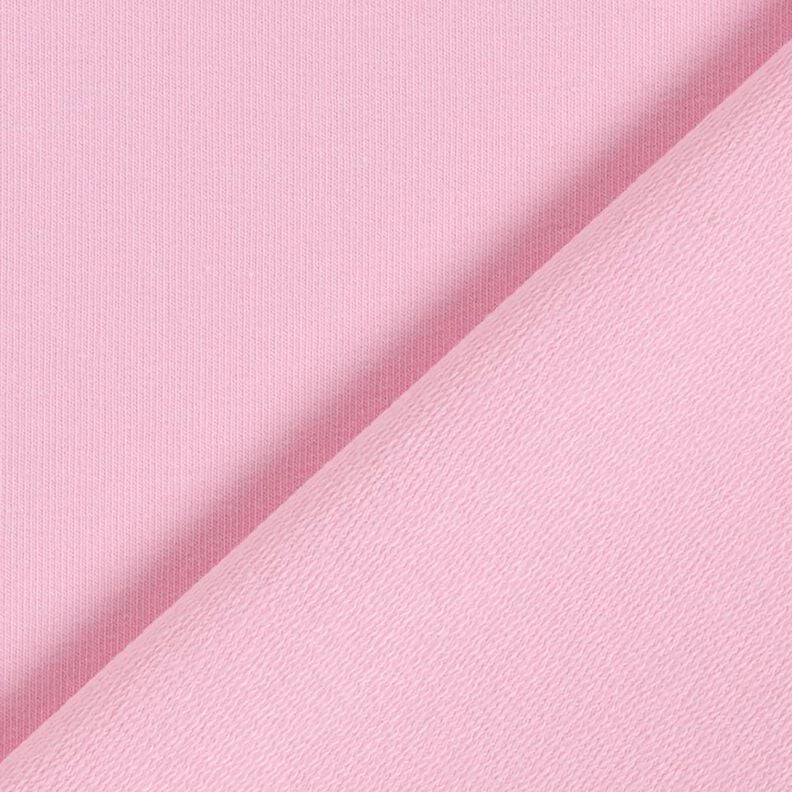 Lätt french terry enfärgad – rosa, image number 3