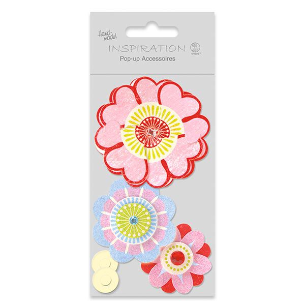 Pop-up-pysselset Flower Power – rött, image number 2